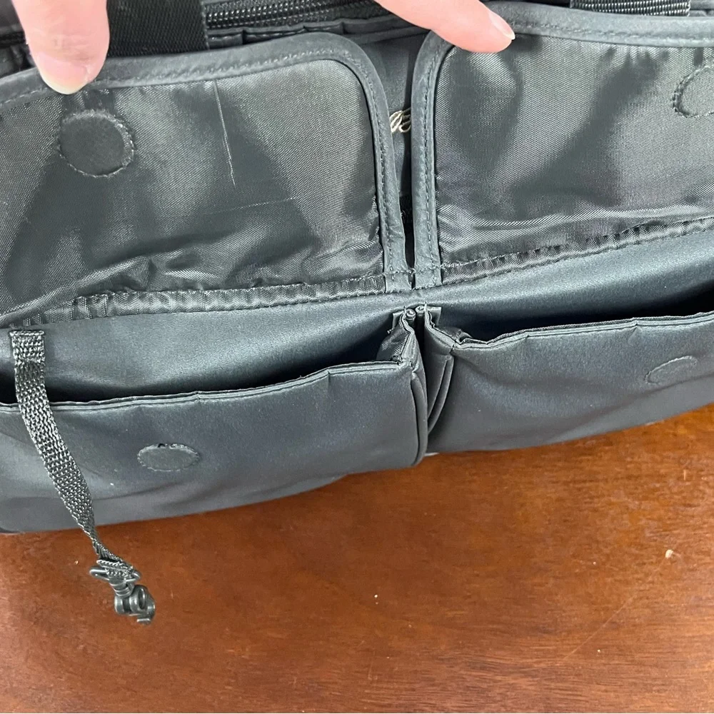 Eddie Bauer Olive Green Mercer Quilted Diaper Bag